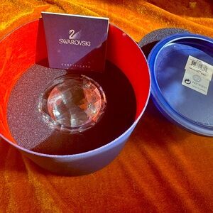 Swarovski tropical jewelry crystal box figurine new certificate holiday gift